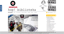 Desktop Screenshot of biblioteki.gropius.com.pl