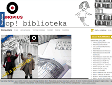 Tablet Screenshot of biblioteki.gropius.com.pl